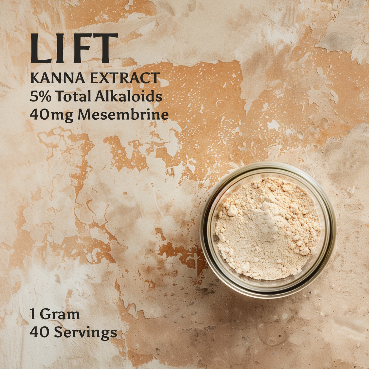 LIFT Kanna Extract Powder, 1g